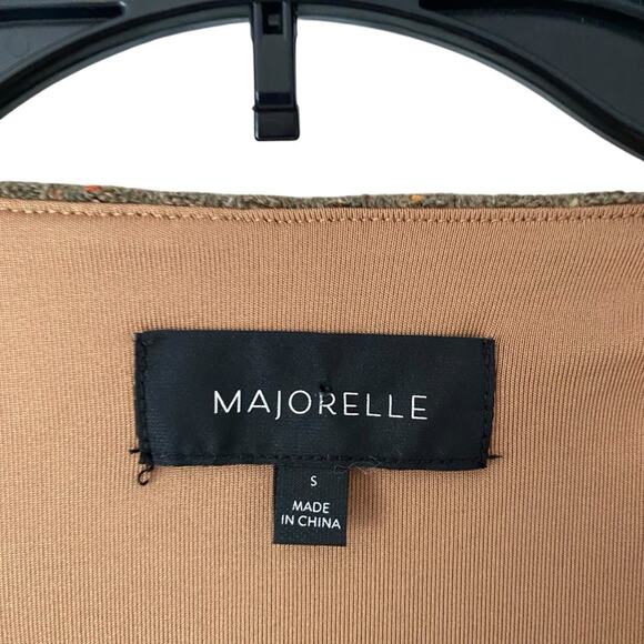 Majorelle Damien Wrap Mocha Brown Ribbed Sweater size small - Picture 7 of 10